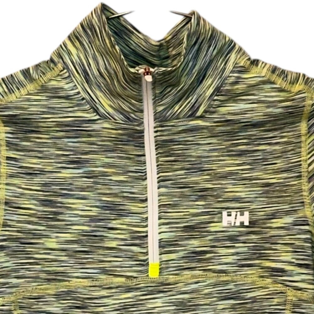Helly Hansen Quarter Zip Pullover Performance Running Mock Neck Shirt Small - Picture 2 of 7